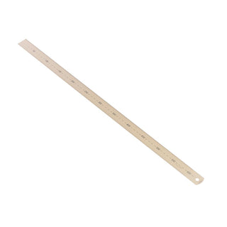Fisher 24"/600mm Satin Chrome Steel Rule