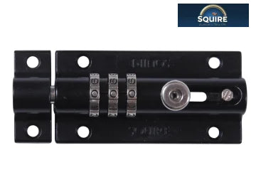 Squire CombiBolt Locking Bolt 92mm Combination Padlock (padbolt)