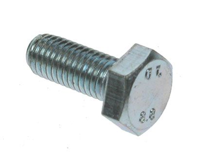 M8 x 40 Bzp Hex Head Set Screw (HHSS) 8.8 HT