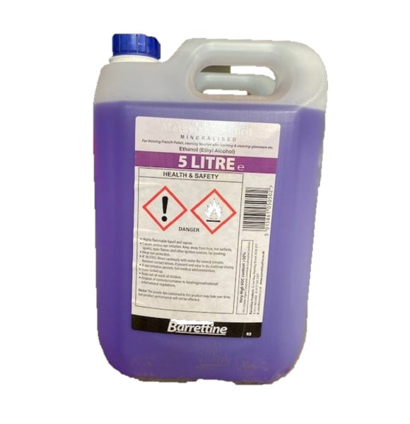 Barrettine Methylated Spirits 5 Litre