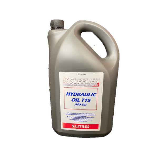 K Supplies T15 ISO32 Hydraulic Oil 5 Litre