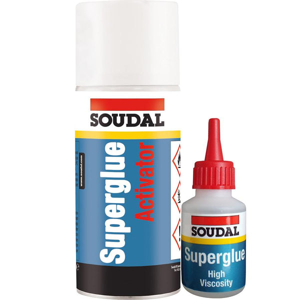Soudal Superglue & Activator Mitre Bond Kit