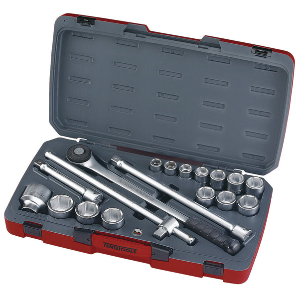 Teng T3418-6 18 Piece 3/4in Drive Socket Set