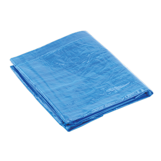 2.7m x 3.5m Tarpaulin Blue RD83066