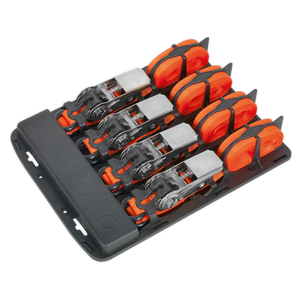 Sealey TD0540s4 Ratchet Tie Down Set 4pc