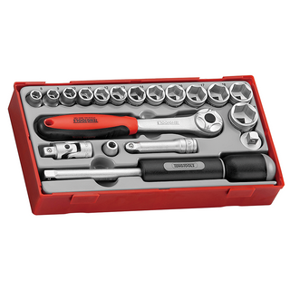Teng TT3819 35 piece 3/8" Drive Metric Socket Set