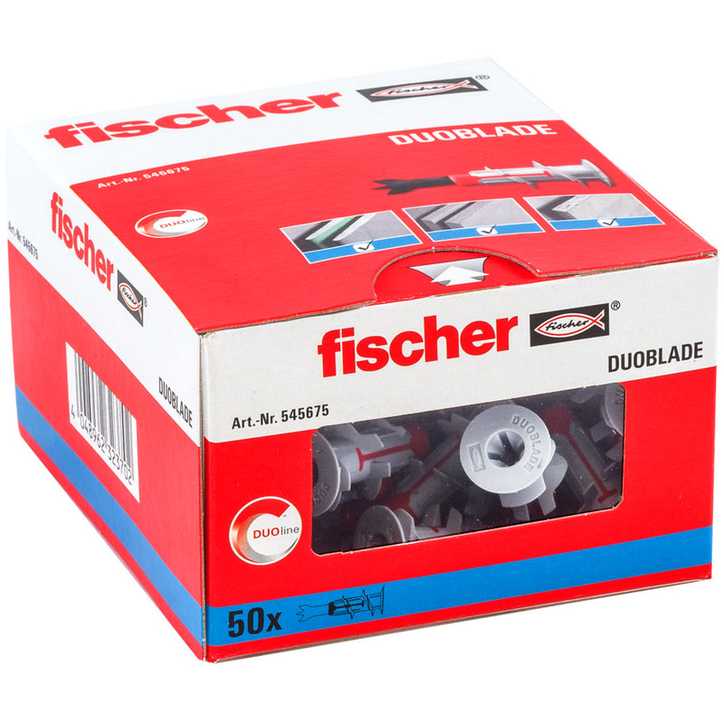 Fischer Duo Blade Plasterboard Wall Plug Box 50 (545675)