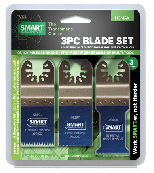 SMART H3MAK Trade Multi Tool Blade Set (3 Piece)