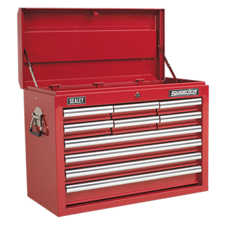 Sealey AP33109 Topchest 10 Drawer with Ball-Bearing Slides