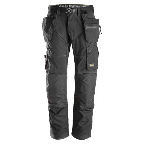 Snickers Trouser 6902 Flexi Holster Pockets Trousers Black