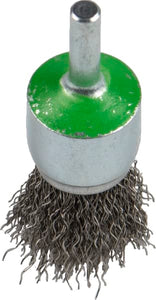 Klingspor BPS600w End Brush  Wire Wheel 12mm 1/4 Shank Stainless Steel