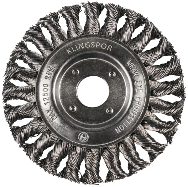 Klingspor BR600z Twist Knot Wire Wheel 115mm