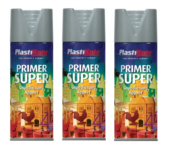 Plastikote 400ml gloss super spray paint Various colours (Pack of 6)