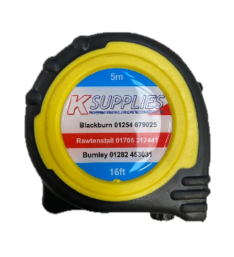 K Supplies 5mtr/16ft Tape Measure Own Brand