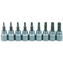 Teng M3813TPX Socket Clip Rail Torx 9 Piece Set 3/8in Drive