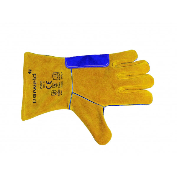 Parweld P3826 Reversible Welding Gauntlet Glove (12 Pack)