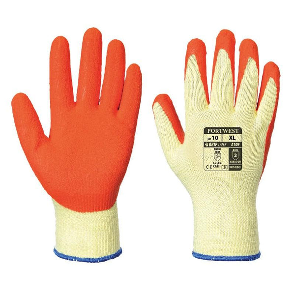 Portwest A109 Grip Latex Glove Size 9