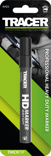 Tracer AHD1 Permanent Marker Pen Black Heavy Duty