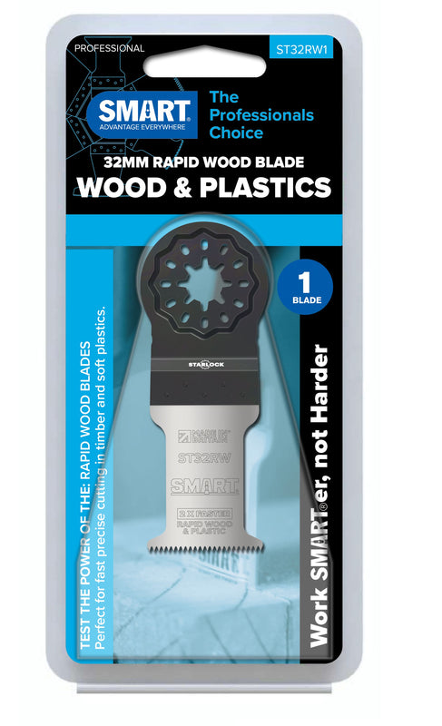 SMART ST32RW1 Starlock 32mm Rapid Wood Multi Tool Blade