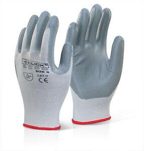 Click 2000 NFNG Nitrile Palm Foam Glove Size 9