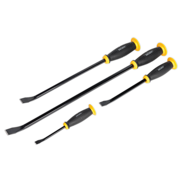 Sealey S0557 Pry Bar Set with Hammer Cap 4pc