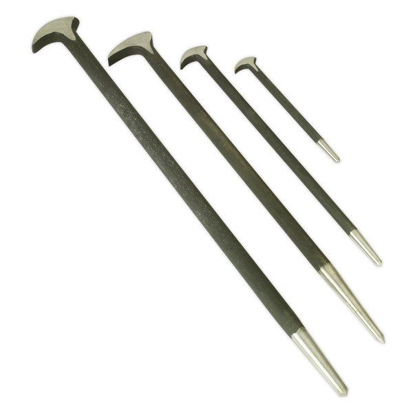 Sealey S0640 4pc Pry Bar Set / Heel Bar Set