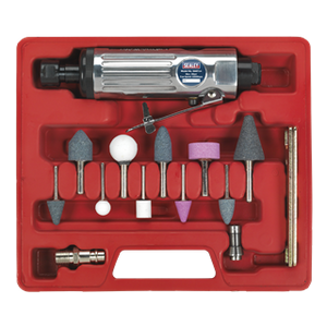 Sealey SA67 16pc Air Die Grinder kit