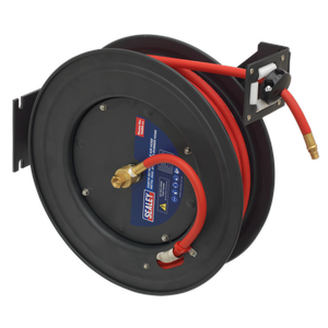 Sealey SA85 Retractable Air Hose Steel Reel 20m Ø10mm Hose