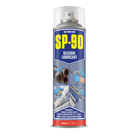 Action Can SP90 500ml Aerosol Silicone Lubricant Spray