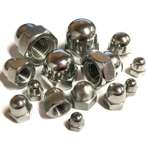 A2 304 Stainless Metric Dome Nuts