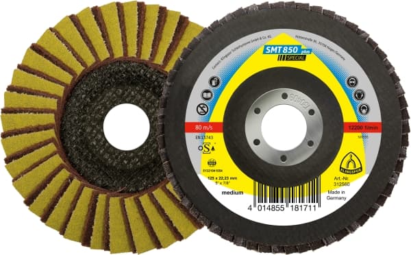 Klingspor SMT850 115mm Abrasive POLISHING Mop Disc For Stainless