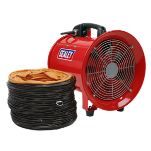 Sealey VEN250 Portable Ventilator Ø250mm with 5m Ducting