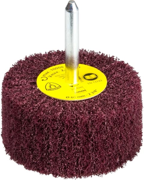 Klingspor NFS600 small fibral finishing mops 60mm x 30mm 6mm shank