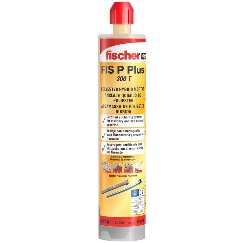 Fischer FIS P Plus 300T Polyester Mortar  Resin 300ML 523226