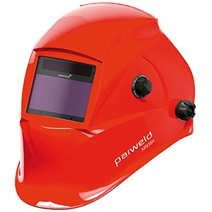 Parweld Xr938 Red Auto Darken Welding Headshield With Grind Mode (True Colour)